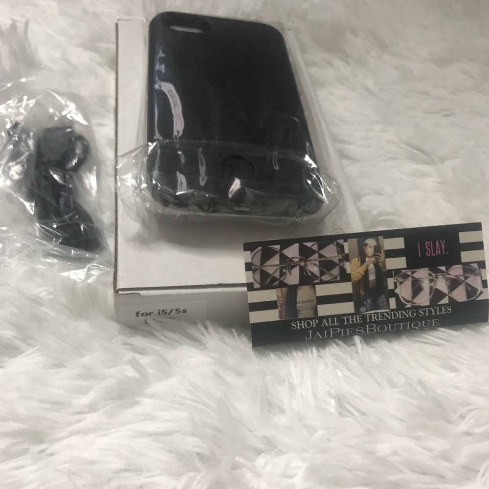 iPhone 5 Black selfie case